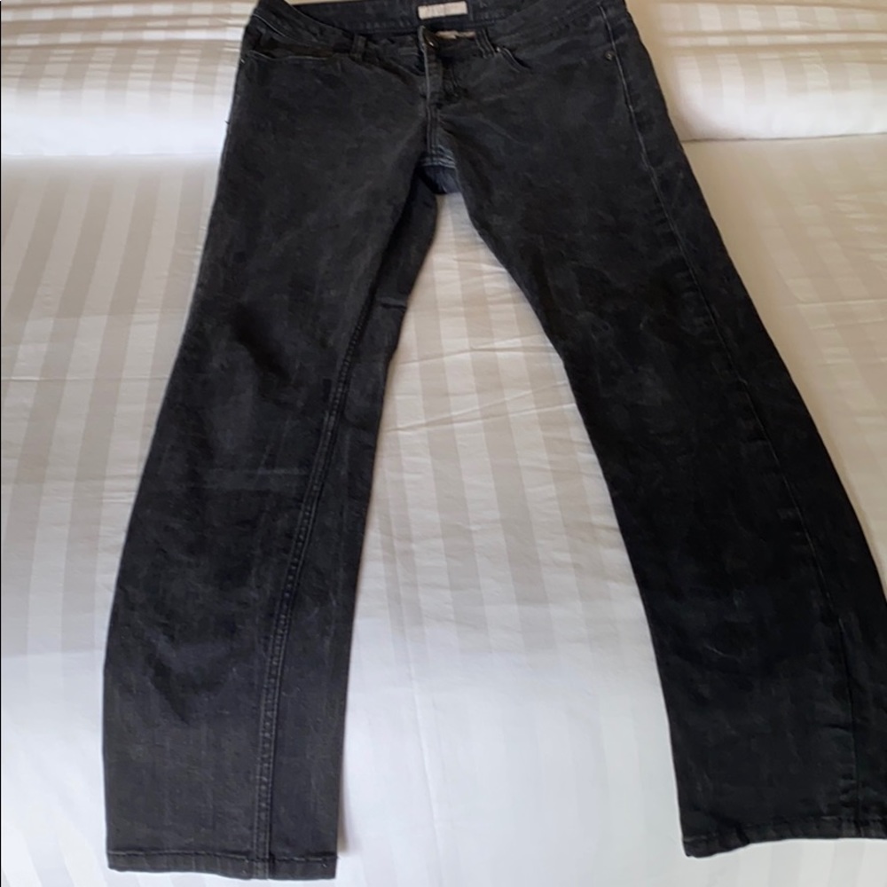 Burberry black straight leg jeans